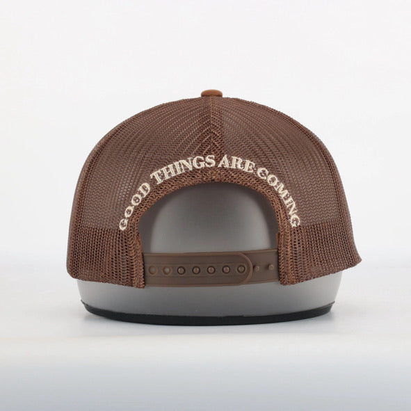 Lucky Girl Trucker Hat - The Cozy Coast X Rise Above Fall Below
