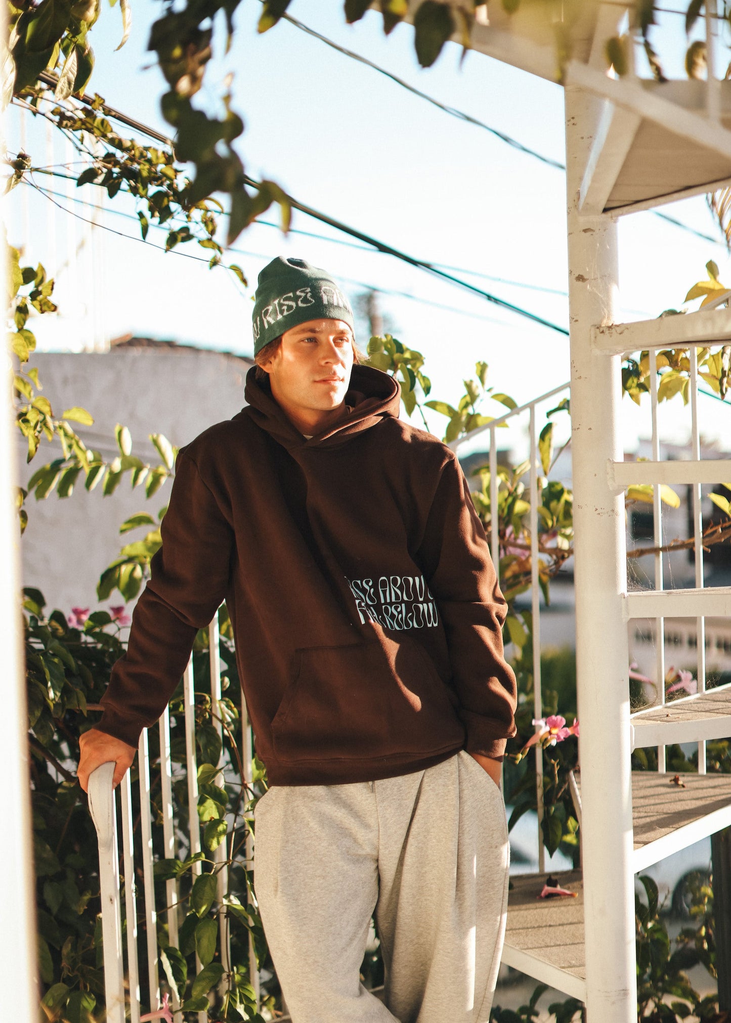 RAFB Basic Hoodie Brown